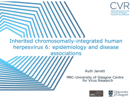 Ruth Jarrett - The Human Herpesvirus