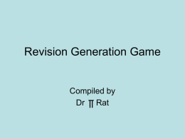 1. Revision Powerpoint