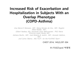 Increased Risk of Exacerbation and Hospitalization in Subjects With