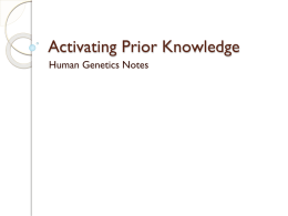 Human Genetics PowerPoint