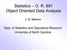 Functional Data Analysis - The University of North Carolina at