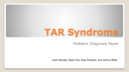 TAR Syndrome