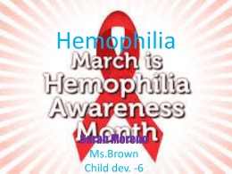 Hemophilia - Humble ISD