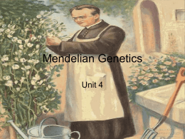 10.2 Mendelian Genetics Sexual Reproduction and Genetics