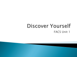 Discover Yourself - Cabarrus County Schools