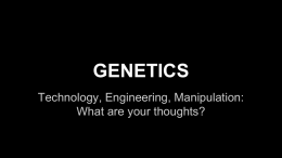 Intro to Genetics PPT Wordle