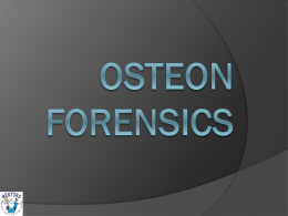 Osteon Forensics