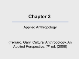 Chapter 3 - International Institute of Anthropology