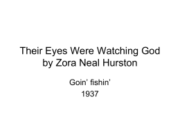 Their Eyes Were Watching God by Zora Neal Hurston