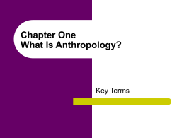 physical anthropology