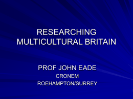 researching multicultural britain
