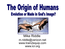 21-Origin of Man (Mike Riddle CTI