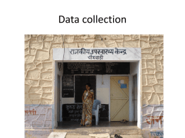 Qualitative data collection