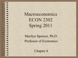 ECON 2301 Spring 2003 - Faculty Personal Web Pages