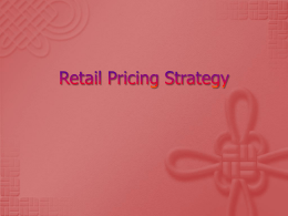Retail Pricing Startegy PPT8