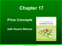 Price Concepts Chp 17