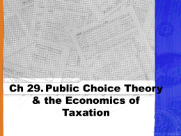 29 Public Choice _ Taxation