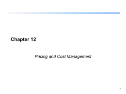 Strategic Transfer Pricing, Absorption Costing and
