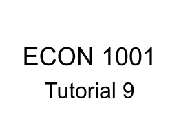 ECON 1001