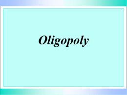 Oligopoly