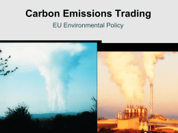 Carbon Emissions Trading - tutor2u | Economics | Business