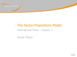 The Factor-proportions Model
