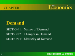 Chapter 3 Demand - Mr Brennan's Website