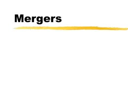 Mergers - Sarah L. Stafford | Old Page