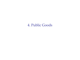 Public Goods - PERSONAL WEB PAGE DISCLAIMER
