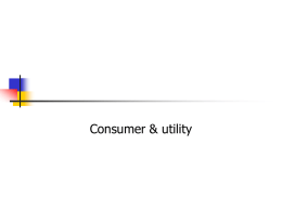 Consumer & utility