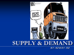 supply & demand
