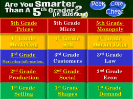 Are you smarter than a 5th grader - STUDIOUS