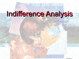 Indifference curves