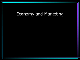 Marketing and the Economy PowerPoint