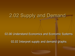 Understand Economics and Economic Systems 02.00
