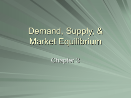 Supply & Demand PPT