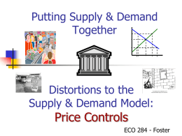 Putting Supply & Demand Together