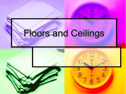 Floors and Ceilings