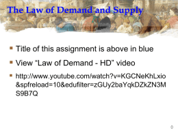 Law of demand - Cloudfront.net