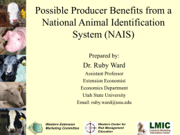 Potential Benefits of Production Information to Cattle Producers