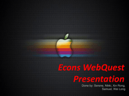 Econs Webquest