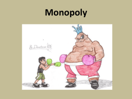Monopoly - VesperEconomics