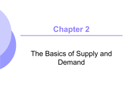 Demand & Supply