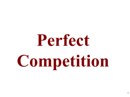 Perfect Competition - History with Mr. Bayne