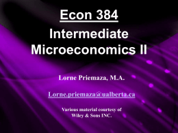 Econ 384 Chapter13a