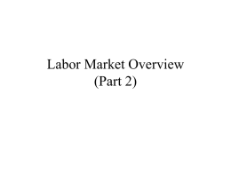 Labor Market Overview pt2