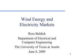 Power system planning. - The University of Texas at Austin