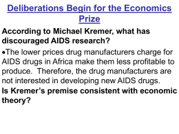 Market for AIDS Drugs