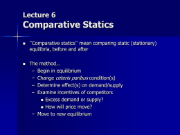 06--Comparative Statics