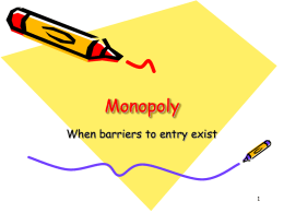 Power Point: Monopoly